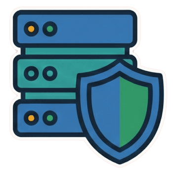 Hosting and maintenance icon